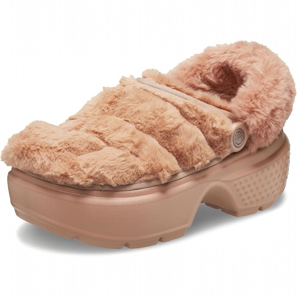 CROCS Shoes - CROCS STOMP QUILTED PLUSH CLOGS CORK NEW WITH TAGS